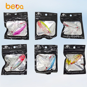 2024 Offre Spéciale 120mm/40g multicolore Double crochet plaque de fer Luia appât leurre pêche naufrage <span class=keywords><strong>pas</strong></span> <span class=keywords><strong>cher</strong></span> nouveau plastique - Product Image 2