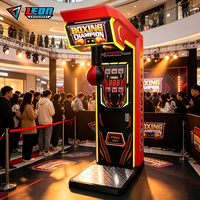 Machine de jeu de boxe à monnayeur FEC avec distribution de cadeaux, support anglais 1 an pour salles de jeux intérieures et arcades