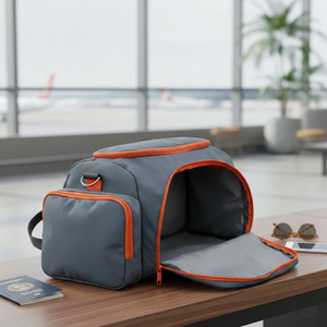 Heavy Duty IPX6 Waterproof 50L/60L <b>Duffel</b> <b>Bag</b> with Zipper Closure | RF-Welded TPU for Kayaking Camping & Rafting (Eco-Friendly) - Product Image 6