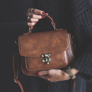 New Classical PU Leather Handbags Women Shoulder Bag Simple Style With Leather Handle for Ladies and Girls Crossbody Bags - Product Image 6
