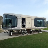 Maison préfabriquée extensible et transformable 2025, maisons préfabriquées, maison conteneur préfabriquée avec salle de bain et cuisine, cabane à vendre