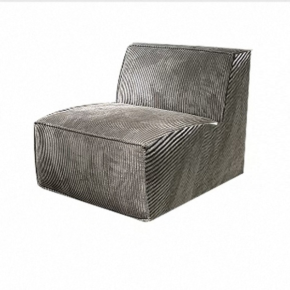 Posición de asiento individual sin brazos 80*100*72cm