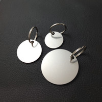 Llavero Colgante Rectangular de Acero Inoxidable con Diseño Moderno, Regalo con Espacio en Blanco para Personalizar, 1.5mm de Grosor, para Uso Comercial
