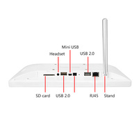 Tablette industrielle PoE 10 pouces Android 10 OS, processeur Quad Core 2 GHz, 2 Go RAM, 16 Go ROM, écran tactile IPS HD, fixation murale, en stock