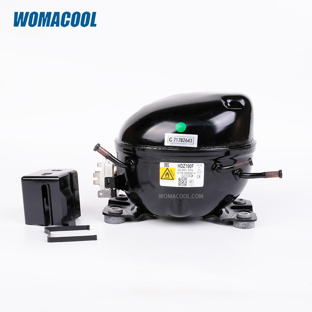 ZEL zanussi制冷压缩机HDZ190F 220-240V/60Hz R600a高效风冷冷冻冰箱