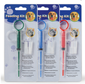 Alimentador de medicina conveniente tipo tubo de empuje, Kit de alimentación, dispensador de pastillas <span class=keywords><strong>para</strong></span> mascotas, perro y gato, alimentador de pastillas, 2023 - Product Image 4