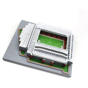 Qiao — modèle de stade pre-mier lea _ guen, ornements artisanaux de Court en métal, modèle tridimensionnel détachable - Product Image 1