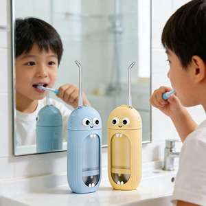 Soins dentaires pour enfants, santé des gencives, brosse à dents souple, nettoyage des dents, mini irrigateur portable sans fil, irrigateur dentaire à eau - Product Image 1