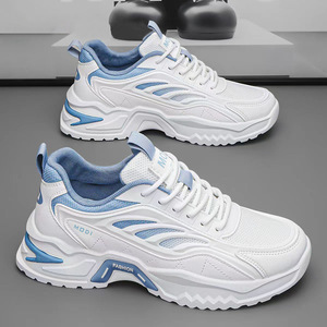 Chaussures de marche sportives pour hommes, respirantes, légères, avec semelle intermédiaire en EVA amortissante et semelle extérieure en caoutchouc antidérapante, printemps-automne - Product Image 2
