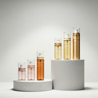 Flacon pulvérisateur à brume ultra fine en PET pour emballage cosmétique avec pompe PP et logo personnalisé