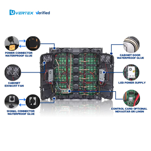 Cố định LED Video tường P3 P4 P5 P6 bên ngoài màn hình hiển thị LED không thấm nước kỹ thuật số LED biển quảng cáo ngoài trời pantallas quảng cáo - Product Image 6