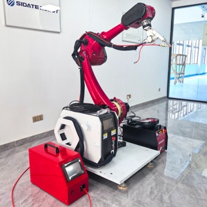 Robot de soudage laser compatible avec les soudeuses laser 1500W/2000W/3000W, composants de moteur PLC, soude l'acier, l'aluminium et l'acier inoxydable - Product Image 1