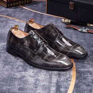 Zapatos Formales de Negocios de Cuero Repujado para Hombre de Alta Calidad, Talla Grande, con Cordones, Oxfords Elegantes, Zapatos de Cuero para Caballero - Product Image 4