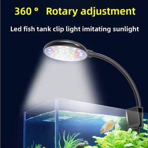 Lampes LED modernes à spectre complet en plastique pour aquariums plantés, usage sur bureau, 6W, prise USB, pour aquariums – Vente en gros usine JSD - Product Image 2