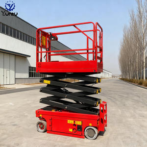 Tables élévatrices à ciseaux automotrices au meilleur prix de 4 à 6m Solution d'entrepôt au design compact avec taille/couleur/marque personnalisable - Product Image 5