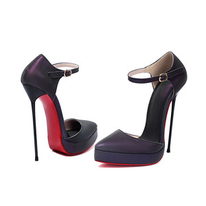 Zapatos de Tacón de Aguja Elegantes y Sexis con Suela Roja al por Mayor de Fábrica para Mujer en Tallas Grandes - Product Image 4