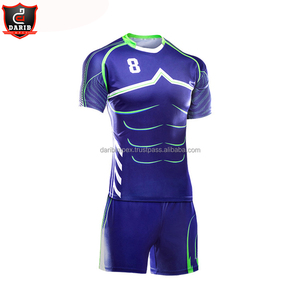 Cómodo uniforme de rugby del fabricante de Pakistán, hecho a medida, impresión por sublimación, camisetas transpirables, pantalones cortos de manga corta - Product Image 6