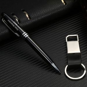 Promotional Pen Keychain Products Ideas Men <b>Gifts</b> Business Fathersday GiftsCustom Logo Corporate Business <b>Gift</b> <b>Set</b> - Product Image 2