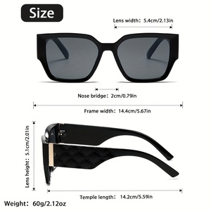 <span class=keywords><strong>แว่น</strong></span><span class=keywords><strong>กัน</strong></span>แดดแฟชั่นกรอบโลหะสีดำสำหรับผู้ชาย เลนส์ TAC สำหรับขับรถกลางวันและกลางคืน สวมใส่สบายในชีวิตประจำวันอย่างมีสไตล์ - Product Image 4