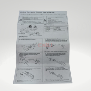 Pluma de limpieza de fibra óptica MPO MTP Limpiador de pluma de limpieza para fibra óptica IBC Limpiador de adaptador de un clic 600 + Limpiezas - Product Image 5