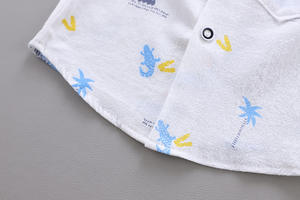 Vêtements pour enfants décontractés à la mode en gros, pantalons, t-shirt imprimé animal, ensemble deux pièces pour garçons - Product Image 5