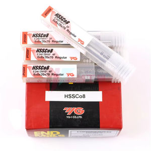 YG-1 M42 HSS-Co 1PCS Flat End Moinho com 2-4 Flauta Espiral Fresa <span class=keywords><strong>CNC</strong></span> Router Bit Ferramentas personalizadas ODM/OEM Suporte D2.0-D20 - Product Image 4