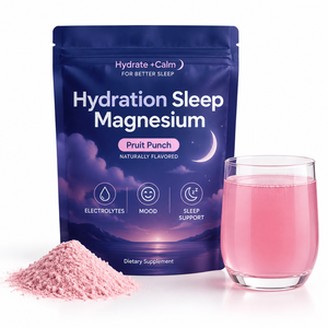 OEM ODM Polvo para Bebida Nocturna Hidratante con Electrolitos para Dormir, Suplemento de Magnesio, Sin Melatonina, Aminoácidos, Hierbas, Sin Azúcar - Product Image 1