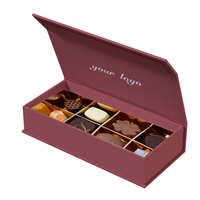Boîte Cadeau en Carton Faite Main Sur Mesure pour la Saint-Valentin, Boîte d'Emballage Luxe pour Chocolats
