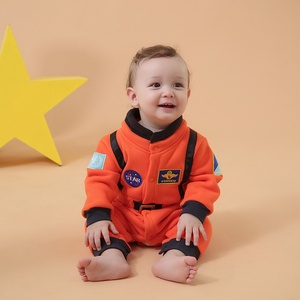Costume d'astronaute pour bébé, combinaison spatiale en coton, vêtements pour <span class=keywords><strong>homme</strong></span>, combinaison à manches longues pour l'automne et l'hiver, vacances interstellaires - Product Image 3