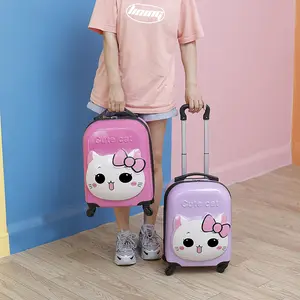 Детский чемодан на колесиках ALL PASS, 18 дюймов, чемодан с кодовым замком для студентов, милый Универсальный чемодан на колесиках