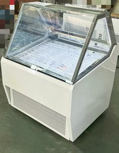 Congélateur de haute qualité pour crème glacée, gelato, yaourt, boissons fraîches aux fruits, jus, congélation, refroidissement par air, congélateur, aire congelador - Product Image 5