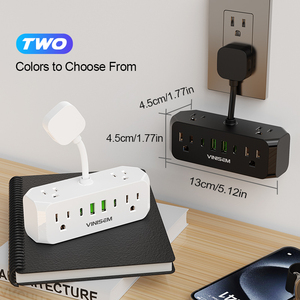 Vinisem All-<span class=keywords><strong>in</strong></span>-One tường sạc 6 cửa hàng du lịch Adapter với 2 <span class=keywords><strong>USB</strong></span> và 2 Type-C điện thoại di động sạc cho các bệnh viện - Product Image 2
