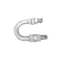 Collier de serrage en U double galvanisé à chaud avec vis et fil – Vente en gros