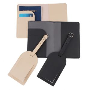 Porte-passeport et porte-carte de vaccination en cuir PU avec logo estampé or, résistant à l'eau, 5 styles tendance pour femmes/hommes - Product Image 4