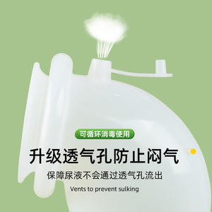 Dispositif urinaire en silicone pour hommes et femmes, urinoir portable sans eau, utilisation pour personnes alitées - Product Image 4