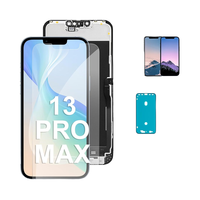 Giestoo pour 13 Pro Max Remplacement d'écran souple OLED 6,1 pouces Écran tactile 3D Assemblage de numérisateur Protection d'écran Garantie 1 an