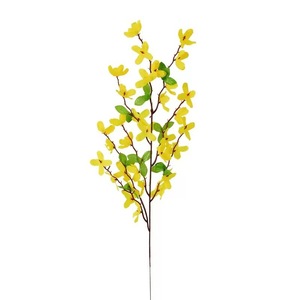 ดอกฟอร์ซิเทียประดิษฐ์ 58 ซม. สีเหลือง ดอกไม้ผ้าไหม สำหรับตกแต่งงานแต่งงาน ตกแต่งบ้าน ของตกแต่งภายนอก - Product Image 5