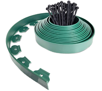 Haute qualité 30 chevilles en plastique solides pour bordure de pelouse bordure de jardin Sport Court Carton charbon de bois-produit chimique traité sous pression