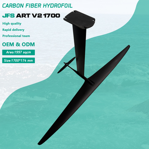 โอเชียน วอเตอร์ส-ยูนิเซ็กซ์ JFS ดีไซน์ใหม่ ART V2 1700 คาร์บอนไฟเบอร์ ไฮโดรฟอยล์วิง + ฟูลมาสท์ฟอยล์ สำหรับเล่นเซิร์ฟ ART V2 1700 ฟรอนท์วิง+F - Product Image 5
