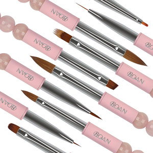 <span class=keywords><strong>Pinceau</strong></span> acrylique en métal <span class=keywords><strong>Kolinsky</strong></span> pinceaux <span class=keywords><strong>aquarelle</strong></span> <span class=keywords><strong>Kolinsky</strong></span> Sable rose de haute qualité Nouvelle arrivée - Product Image 4