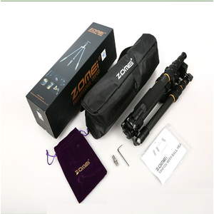 Zomei ขาตั้งกล้องแบบพกพากันกระแทกกันน้ำพับได้, Q666C คาร์บอนไฟเบอร์พับเก็บได้มีระดับกันกระแทกและรับน้ำหนักได้15กิโลกรัม - Product Image 6