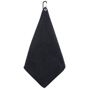 Custom Premium Golf Towel with Carabiner <b>Clip</b> Absorbent Microfiber Waffle Golf Towel <b>for</b> Cleaning Golf Ball Club Putter Iron - Product Image 1