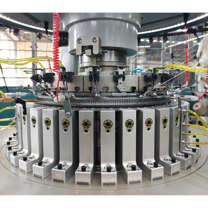 Wellknit <span class=keywords><strong>x</strong></span>ương sườn và Khóa liên động công nghiệp vải tùy chỉnh NE đôi Jersey thông tư máy dệt kim - Product Image 3