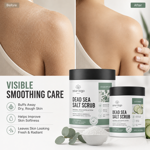 Set de Exfoliantes Corporales de Marca Privada, 6 Opciones de Aroma, Exfolia la Piel Opaca, Elimina la Textura, Nutre en Profundidad, Exfoliante Natural con Sal del Mar Muerto - Product Image 5