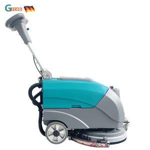 GS400 Mini Auto <b>Floor</b> Scrubber Dryer Battery-Powered Walk-Behind Home Restaurant Use Adjustable Handle New Condition <b>Floor</b> Scrub - Product Image 3