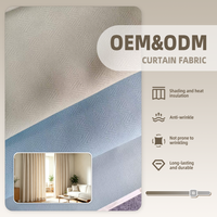 Tissu ColosTex à motif ondulé, personnalisé, OEM ODM, doux, durable, premium, non tissé, occultant, 100% polyester, en rouleau