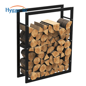 Cortean Outdoor Heavy Duty Log Rack Firewood Storage Rack Holder Steel Tubular Easy Assemble Fire Wood Rack
