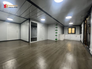 Sang Trọng 3 Giường 2 Tắm Modular Nhà Ấm Cúng Container Nhà Với Đám Mây Linen Cắt Sofa Bộ Sưu Tập Cho Phòng Khách - Product Image 3