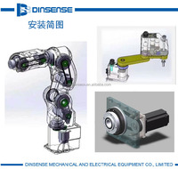 Reductor de Velocidad de Accionamiento Armónico Serie CSD, Caja de Cambios de Alta Precisión de 750W-2kW, Montaje de Brida de 80-130mm, Sin Holgura, ODM, Robot Humanoide