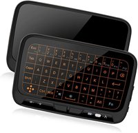 Air Fly Mouse H18 Keyboard Tanpa Kabel 2.4G, Notebook TV Pintar PC Bantalan Sentuh Penuh H18 2.4G Remote Kontrol Nirkabel
